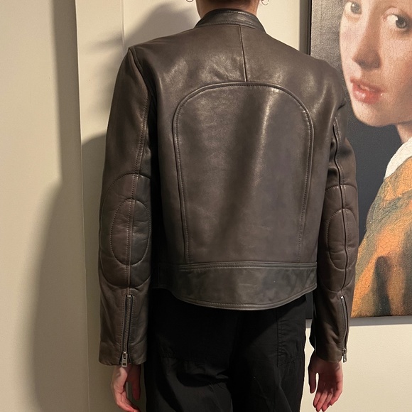 Zadig & Voltaire Grey Leather Jacket - XS - Sheep's Leather - Picture 5 of 10
